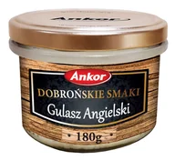 Pasztet i przetwory mięsne - Ankor Gulasz angielski konserwa wieprzowa 180 g - miniaturka - grafika 1