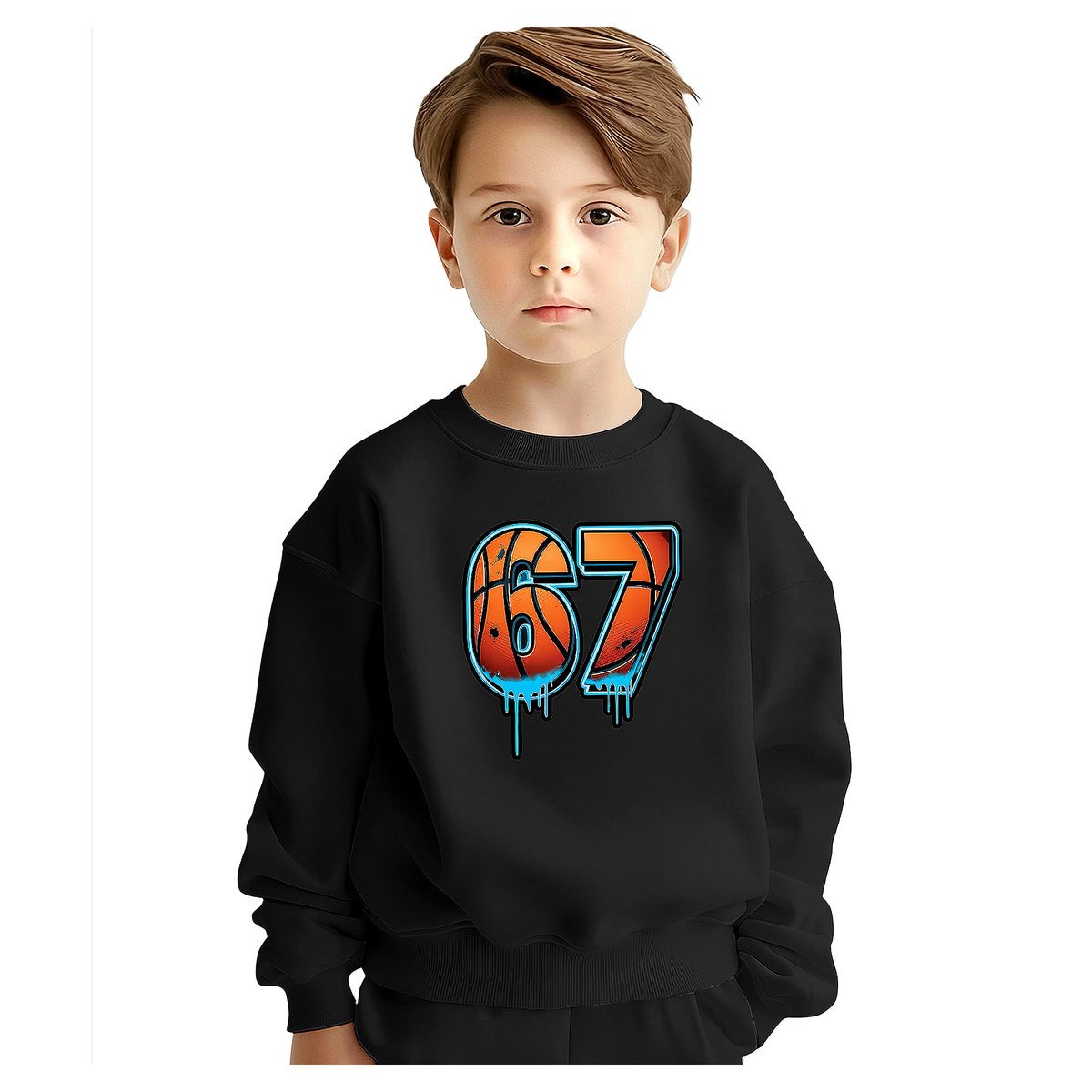 BLUZA DZIECIĘCA 67 SIX SEVEN VIRAL KOSZYKÓWKA 122-128 DLA CHŁOPCA