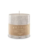 Świece - Pl Szampan Świeca Rustic Metalic Walec Mały Fi9 - miniaturka - grafika 1