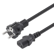 Kable komputerowe i do monitorów - Manhattan 308700 kabel zasilające Czarny 5 m CEE7/7 IEC C13 - miniaturka - grafika 1