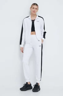 EA7 Emporio Armani dres damski kolor biały - Dresy damskie - miniaturka - grafika 1