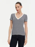 Koszulki i topy damskie - Morgan T-Shirt 241-DINA Granatowy Regular Fit - miniaturka - grafika 1