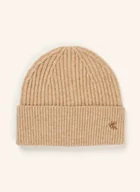 Czapki damskie - Calvin Klein Czapka beige - miniaturka - grafika 1