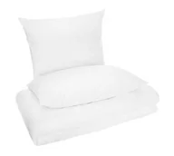 Pościel - Spod Igły i Nitki, Poszewka hotelowa na zamek, standard, biała, 220x200 cm - miniaturka - grafika 1