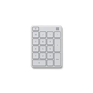 Microsoft Wireless Number Pad Monza Grau - Klawiatury - miniaturka - grafika 1