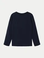 Bluzki damskie - NAME IT Bluzka 13238716 Granatowy Regular Fit - miniaturka - grafika 1