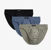 Majtki damskie - SLIPY ATLANTIC 3MP-164 WL24 KHAJ/CZA/NIE - Atlantic - miniaturka - grafika 1