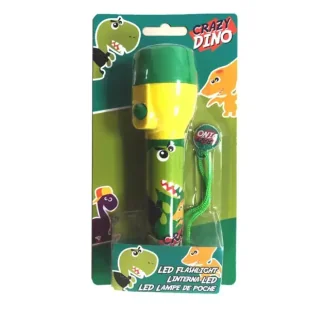 Duża Latarka LED, Dinozaury, Crazy Dino - Cass film - Latarki - miniaturka - grafika 1
