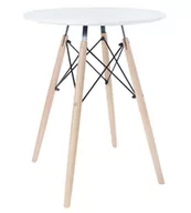 Stoły - STÓŁ TODI OKRĄGŁY 60CM ▪️ 3366 ▪️ BIAŁY - miniaturka - grafika 1