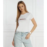 Koszulki i topy damskie - CALVIN KLEIN JEANS T-shirt | Regular Fit - miniaturka - grafika 1
