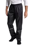 Odzież trekkingowa męska - JP1880 Męskie spodnie przeciwdeszczowe 1/1, czarny, 4XL - miniaturka - grafika 1