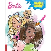 Kolorowanki, wyklejanki - Barbie. Maluj wodą - miniaturka - grafika 1
