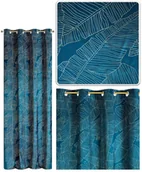 Zasłony - Zasłona Gotowa Dekor 140 x 250 Przelotka Musa2 - miniaturka - grafika 1