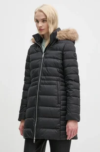 Tommy Hilfiger kurtka puchowa damska kolor czarny zimowa WW0WW42742 - Kurtki damskie - miniaturka - grafika 1