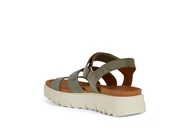Moda i Uroda OUTLET - Geox Damskie sandały D XAND 2.1S B Slide, Sage/DK Green, 38 EU, Sage Dk Green, 38 EU - miniaturka - grafika 1