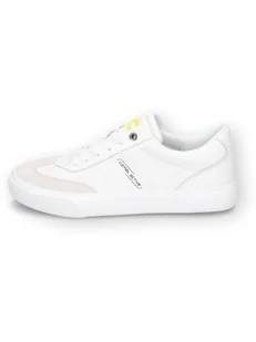 Camel Active Skórzane sneakersy "Bridge" w kolorze białym - Trampki męskie - miniaturka - grafika 1
