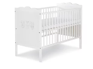 Klupś Łóżeczko MARSELL biały 120x60 - Łóżeczka i kojce - miniaturka - grafika 1