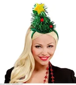 Dodatki do strojów karnawałowych - OPASKA MINI KAPELUSIK CHOINKA - miniaturka - grafika 1