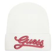 Czapki damskie - Czapka Guess AW5400 POL01 Écru - miniaturka - grafika 1