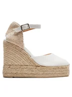 Espadryle damskie - Castañer Espadryle Carol/8Ed/001 020975 Biały - miniaturka - grafika 1