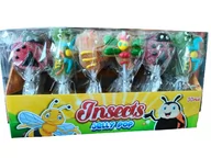 Gumy do żucia, lizaki, dropsy - Jelly Pop, lizaki żelkowe Owady, 30 sztuk - miniaturka - grafika 1