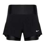 Spodnie sportowe damskie - Spodenki do biegania damskie Nike Dri-Fit Swift Mid-Rise 3" 2IN1 XS - miniaturka - grafika 1