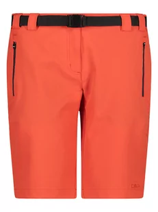 CMP Szorty funkcyjne w kolorze pomarańczowym - Spodnie sportowe damskie - miniaturka - grafika 1