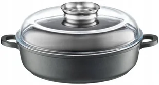 Brytfanna / patelnia głęboka Magnat z pokrywą z Aroma Knob System 28 cm AMBITION - Patelnie - miniaturka - grafika 1