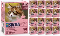 Mokra karma dla kotów - Bozita Cat Siekana Wołowina W Galaretce 16 x 370g - miniaturka - grafika 1