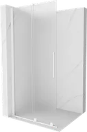 Ścianki i drzwi prysznicowe - Mexen Velar ścianka prysznicowa rozsuwana Walk-in 85 x 200 cm, szron 8 mm, biała - 871-085-000-33-20 - miniaturka - grafika 1