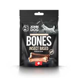 JOHN DOG Przysmak dla psa kości dental chews insect 2x60g - Przysmaki dla psów - miniaturka - grafika 1