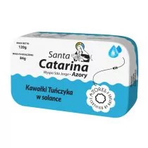 Santa Catarina Kawałki tuńczyka w solance 120 g - Konserwy i dania rybne - miniaturka - grafika 1