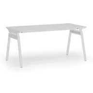 Biurka - Biurko PRIMO SIGMA, 1600 x 800 mm, podstawa biała, biały - miniaturka - grafika 1