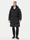 Płaszcze męskie - BOSS Płaszcz zimowy Omont 50543617 Czarny Oversize - miniaturka - grafika 1