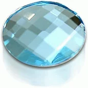 Ozdoby do paznokci - Ozdoba do paznokci Swarovski szachownica aquamarine 6 mm 1 szt - miniaturka - grafika 1