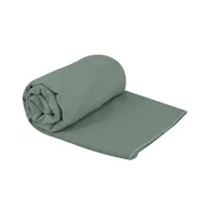 Ręczniki - Ręcznik szybkoschnący Sea To Summit Drylite Towel XL 150x75 cm Sage Green szałwiowy - miniaturka - grafika 1