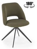Krzesła - Krzesło obrotowe K546 oliwkowy membrana, stelaż typu pająk - miniaturka - grafika 1