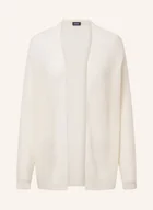 Swetry damskie - Joop! Dzianinowe Wdzianko Kaisu Z Dodatkiem Alpaki weiss - JOOP! - miniaturka - grafika 1