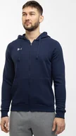 Bluzy męskie - Under Armour Bluza męska Under Armour Rival Fleece FZ Hoodie granatowa 1379767 410 XL - miniaturka - grafika 1