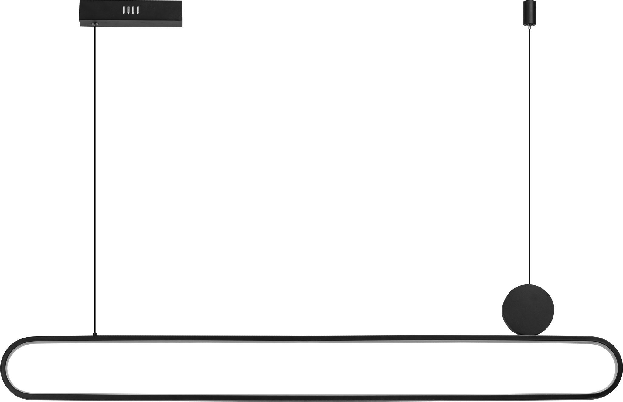 Lampa wisząca Azzardo NICODEMO PENDANT CCT DIMM BK + REMOTE CONTROL