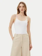 Koszulki i topy damskie - LAUREN RALPH LAUREN Top 4L0186 Écru Slim Fit - miniaturka - grafika 1