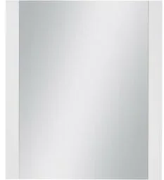 Lustro łazienkowe białe 70x80 cm FOKUS NEW - Lustra - miniaturka - grafika 1