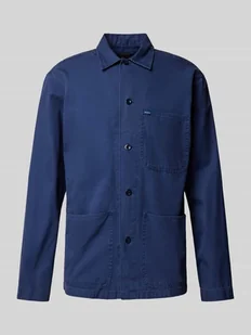 Koszula jeansowa o kroju regular fit z detalem z logo model ‘OSBAR’ - Koszule męskie - miniaturka - grafika 1