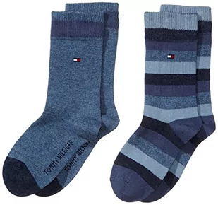 Tommy Hilfiger Skarpety chłopięce (2 sztuki), Niebieski (dżinsy 356) - Skarpetki damskie - miniaturka - grafika 1