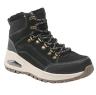 Botki damskie - Skechers Botki Zimowe Damskie Czarne 36,5 EU - miniaturka - grafika 1