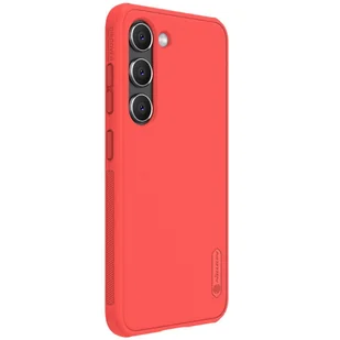 Nillkin Super Frosted Shield Pro etui Samsung Galaxy S23+ pancerny pokrowiec + podstawka na telefon czerwone - Etui i futerały do telefonów - miniaturka - grafika 2