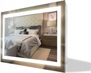 LUSTRO LED NA WYMIAR ŁAZIENKOWE 120x70 RÓŻNE WZORY - Lustra - miniaturka - grafika 1