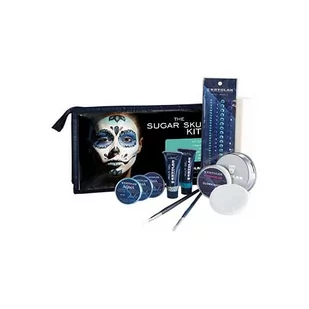 Kryolan Sugar Skull Halloween Kit, zestaw do charakteryzacji - Charakteryzacja - miniaturka - grafika 1