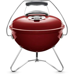 Weber Grill węglowy przenośny Smokey Joe Premium 37 cm czerwony Crimsnon 1123004) CERTYFIKOWANY PARTNER WORLD 1123004 - Grille - miniaturka - grafika 1