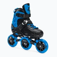 Rolki - Rolki dziecięce Roces Yep 3X90 TIF black/astro blue - miniaturka - grafika 1